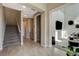 View of the home's entry and hallway leading to an open concept living area at 11280 Granite Ridge Dr # 1035, Las Vegas, NV 89135