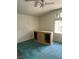 Spacious bedroom with a ceiling fan and a cabinet, offering ample storage at 128 Appian Way, Henderson, NV 89002