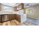 Stylish kitchen featuring bright white countertops and modern stainless steel appliances at 1356 Spague St, Henderson, NV 89011