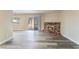 Inviting living room featuring a cozy fireplace and sliding glass doors to the backyard at 1356 Spague St, Henderson, NV 89011