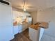 The well-lit kitchen features wooden countertops and ample cabinet space at 1381 E University Ave # 310, Las Vegas, NV 89119