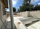 Backyard featuring a block wall fence and some debris at 2300 Pardee Pl, Las Vegas, NV 89104