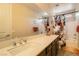 Bathroom with a large mirror and a shower-tub combo at 280 Goldstar St, Henderson, NV 89012