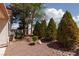 A well maintained backyard featuring stone landscaping and providing a serene outdoor living space at 3522 Shonna Way, North Las Vegas, NV 89032