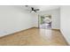 Bedroom with sliding glass door to the backyard at 4409 W Red Coach Ave, North Las Vegas, NV 89031