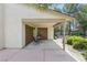 Cozy covered patio, perfect for outdoor dining and relaxation at 4409 W Red Coach Ave, North Las Vegas, NV 89031