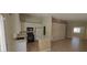 Bright kitchen featuring white cabinets, black appliances, and a functional island at 4619 Reliant St, North Las Vegas, NV 89031