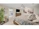 This bedroom boasts natural light and modern decor at 4977 Birchland Manor Ave, Las Vegas, NV 89139