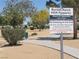 Burson Ranch HOA sign details park rules, hours of operation and contact information for the Nye County Sheriff's Office at 5460 Chippewa, Pahrump, NV 89061