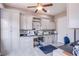 Spacious office with custom cabinets, craft storage, and durable floors at 6060 N Conquistador St, Las Vegas, NV 89149