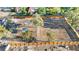 Aerial view shows a vast horse property with mature trees, fencing, and plenty of space at 6920 Bradley Rd, Las Vegas, NV 89131