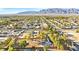 Stunning aerial view of residences and landscape, close to road at 6920 Bradley Rd, Las Vegas, NV 89131