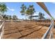 Equestrian facilities featuring sturdy metal fencing and ample space for livestock at 6920 Bradley Rd, Las Vegas, NV 89131
