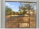 View of horse property seen from the interior window at 6920 Bradley Rd, Las Vegas, NV 89131