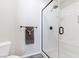 A modern walk-in shower featuring updated hardware at 8275 Old Creek Ranch St, Las Vegas, NV 89139