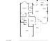 Detailed floor plan illustrating the layout of the home with dimensions at 8516 Millsboro Dr, Las Vegas, NV 89134
