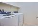 Functional laundry room equipped with a modern washer and dryer at 8665 Jerlyn St, Las Vegas, NV 89113