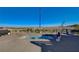 Enjoy scenic views from this community hot tub, complete with a convenient access lift for all residents at 924 Allister Fields Ln, Las Vegas, NV 89138