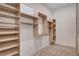 Walk-in closet with ample shelving and storage at 924 Allister Fields Ln, Las Vegas, NV 89138