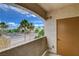 Enjoy beautiful street and palm tree views from your private balcony at 9303 Gilcrease Ave # 2198, Las Vegas, NV 89149