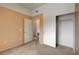 Carpeted bedroom featuring a closet and neutral paint at 9303 Gilcrease Ave # 2198, Las Vegas, NV 89149