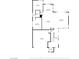 Detailed floor plan showcasing layout with kitchen, living room, bedrooms, garage, and office dimensions at 9710 Hiking Ave, Las Vegas, NV 89166