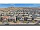 Panoramic aerial showcasing the neighborhood, highlighting the community's layout and location at 10057 Matter Overlook Dr, Las Vegas, NV 89178