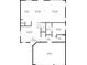 Detailed first floor plan featuring kitchen, dining area, Gathering room, living room, bedroom, bath and garage layout at 10057 Matter Overlook Dr, Las Vegas, NV 89178