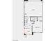 First floor floorplan showcasing garage, bath, bedroom and porch at 1544 Little Penguin St, Las Vegas, NV 89138