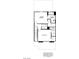 Detailed second floor plan showcases the primary bedroom, bedroom 2, primary bath, and linen storage at 156 Silver Run Ln, Las Vegas, NV 89138