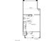 Detailed first floor plan showcases an open-concept kitchen, great room, entry, and garage at 156 Silver Run Ln, Las Vegas, NV 89138