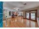 Expansive living area seamlessly connects to the kitchen and dining spaces, offering a flexible floor plan and plenty of light at 1721 E Oakey Blvd, Las Vegas, NV 89104