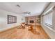 Inviting living room with hardwood floors, a cozy fireplace, and stylish decor at 1721 E Oakey Blvd, Las Vegas, NV 89104