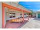 Inviting covered patio with comfortable seating, perfect for outdoor relaxation and entertaining at 1721 E Oakey Blvd, Las Vegas, NV 89104