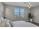 Bedroom with stylish lighting and an open view at 2246 Bird Of Prey St, Las Vegas, NV 89138