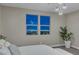 Bedroom with a view of the city lights at 2246 Bird Of Prey St, Las Vegas, NV 89138