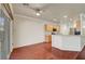 Bright, open-concept kitchen featuring wood floors and countertops at 2520 Eclipsing Stars Dr, Henderson, NV 89044