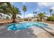 Pool with backyard view at 3075 Santa Margarita St, Las Vegas, NV 89146