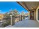 A beautiful balcony with ornamental iron railing that provides a stunning scenic desert view at 368 Misty Moonlight St, Henderson, NV 89015
