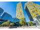 Striking exterior view of the building, showcasing its modern architecture and landscaping at 3726 Las Vegas Blvd # 2410, Las Vegas, NV 89158