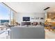 Relaxing living room showcasing open floor plan and city skyline at 3726 Las Vegas Blvd # 2410, Las Vegas, NV 89158