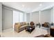 Neutral-toned living room featuring modern furniture and light-colored flooring at 3726 Las Vegas Blvd # 2410, Las Vegas, NV 89158