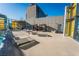 Relaxing pool deck with comfortable lounge seating and sweeping city views at 3726 Las Vegas Blvd # 2410, Las Vegas, NV 89158