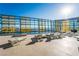 Relaxing outdoor pool with stylish lounge chairs and panoramic city views at 3726 Las Vegas Blvd # 2410, Las Vegas, NV 89158