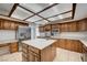 Spacious kitchen featuring a central island, modern appliances and ample counterspace at 4030 Del Monte Ave, Las Vegas, NV 89102