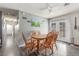 Cozy dining area features a wooden table and chairs, connecting to outdoor access at 5109 Gains Mill St, Las Vegas, NV 89122
