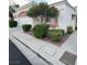 This home features desert landscaping at 5165 Briar Meadow Way, Las Vegas, NV 89118