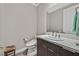 Compact bathroom with modern sink and fixtures at 6184 Willow Rock St, Las Vegas, NV 89135