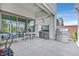 Outdoor kitchen with stainless steel grill and appliances, perfect for entertaining at 6184 Willow Rock St, Las Vegas, NV 89135