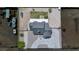 Aerial view of property showcasing home's layout, yard, and surrounding neighborhood at 6235 Westwind Rd, Las Vegas, NV 89118